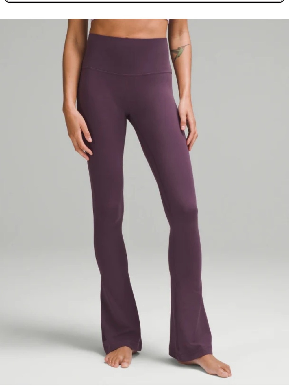 NWOT- Lululemon align High-Rise mini Flare Pants - Plum